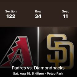 Padres Tickets 2 Seats