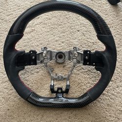 CF Steering Wheel 2015-2021 Subaru WRX Thumbnail