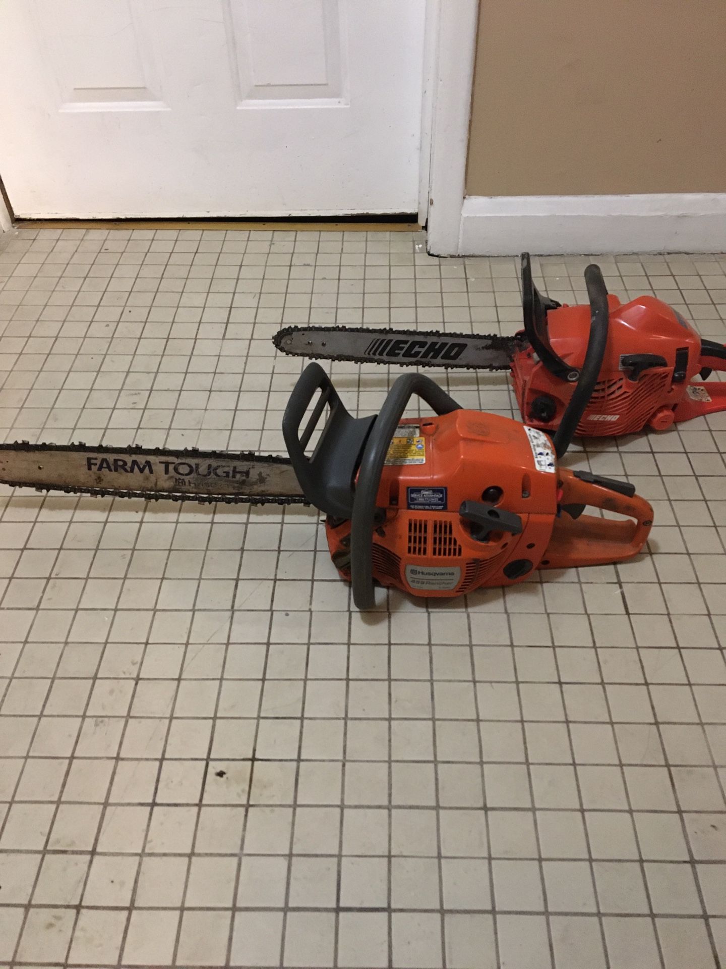 Chainsaw ! Husvaqarna 455 ranger and echo 352