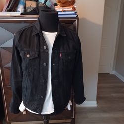 Levis Black Denim Jacket