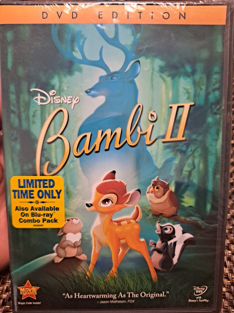 Disney's Bambi 2 (2006) Dvd **NEW FACTORY SEALED**