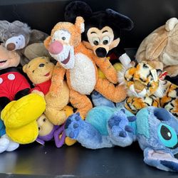 Bunch of Stuffed Animals 