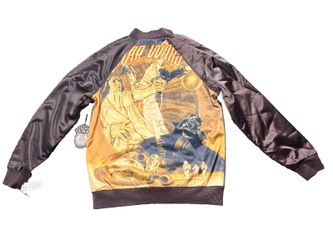 Disney Parks Star Wars A New Hope Movie Poster Satin Bomber Jacket M NWT