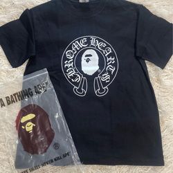 Bape x Chrome hearts tee
