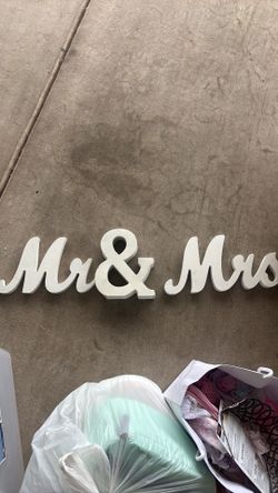 Wedding signs