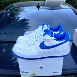$100 Local Pickup Size 10.5  Nike Air Force 1 Low Made By You White Royal 25th Anniversary No Trades  Price Is Firm
