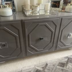 Grey Credenza  Dresser