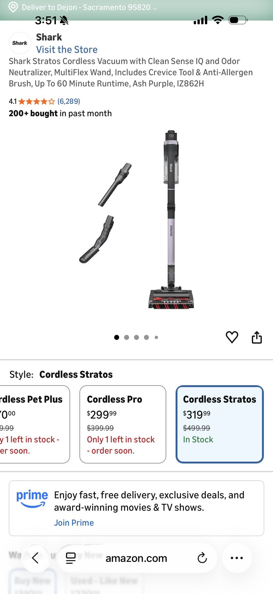 ✅ SHARK STRADOS Cordless **BRAND NEW SEALED IN BOX ** ✅