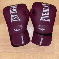 Everlast Elite Maroon Punching Gloves 