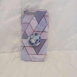 Coral Geometric Phone Case For iPhone 6
