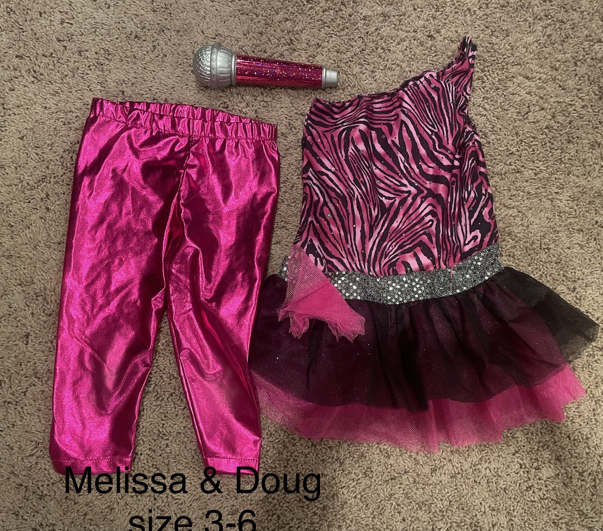Melissa & Doug Rockstar Costume Size 3-6