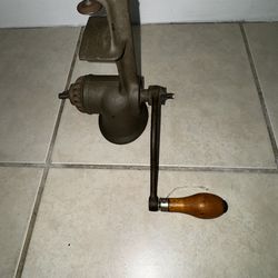 RARE "Universal" Food MEAT Chopper Cast Iron Food Prep Hand Crank #2 Vintage ruttmandesigns (949)