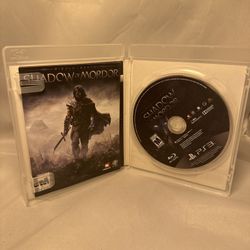 Shadow Of Mordor Lord Of The Rings PS3 
