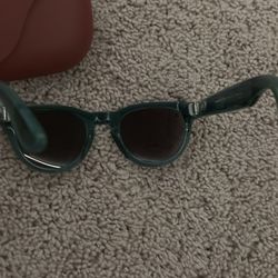 RAY-BAN Meta AI RW4009 Headliner Smart Sunglasses Blue Jeans /  Red Polarized