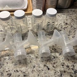 Milk Storage Bottles And Flanges