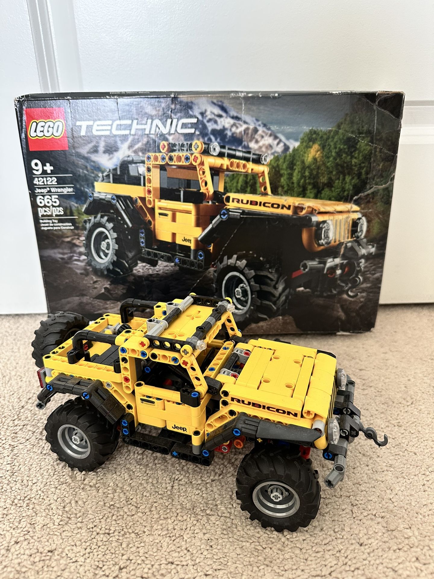 LEGO TECHNIC Jeep Wrangler Rubicon 42122 Model Set Complete Retired 