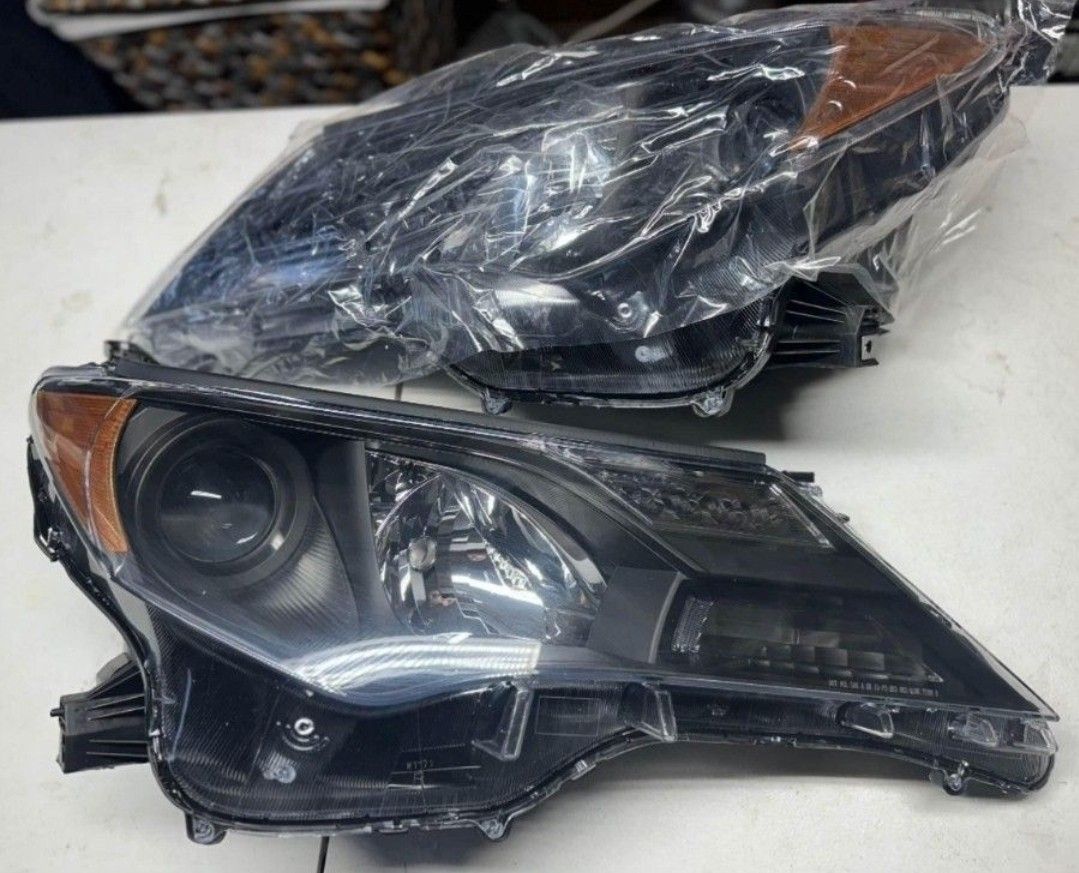 13-15 Toyota Rav4 Projector Headlights Luces Focos Micas Faros Faroles Headlamps 