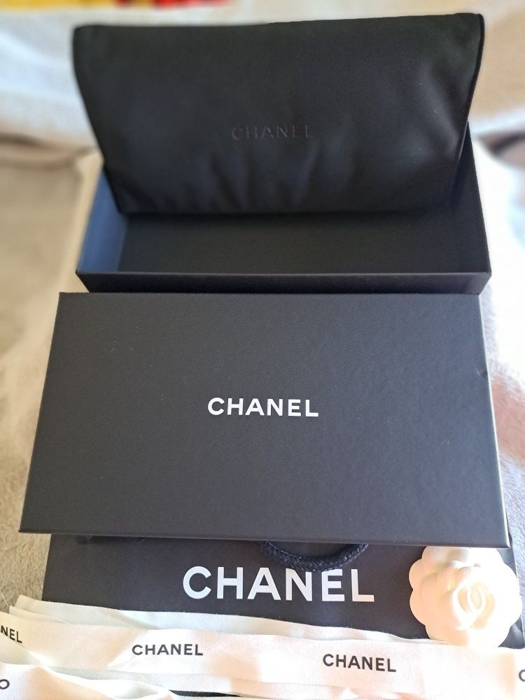 Authentic Chanel Lambskin Long Wallet
