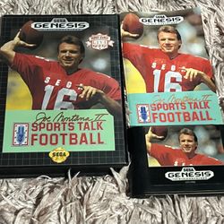 Joe Montana Football For Sega Genesis 