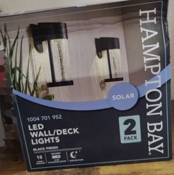 Hampton Bay Led Wall/Deck Lights Pack of Two