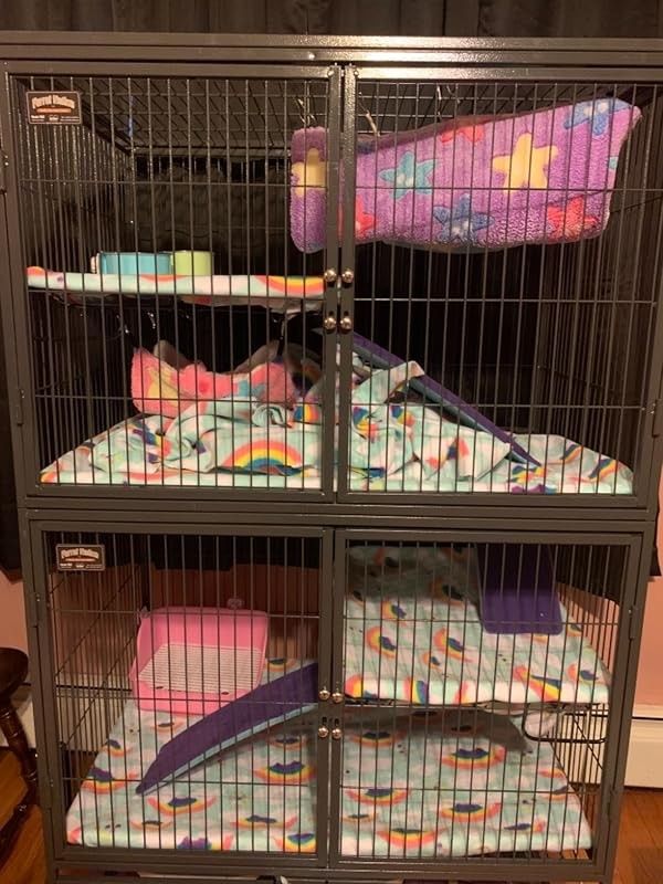 Ferret Nation Double Unit habitat/cage with stand. Ferret Nation Model 182