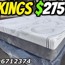King Organic Hybrid Cool Gel Memory Foam Mattress!