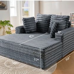 Chase Lounge Sofa Bed (53 Inch)