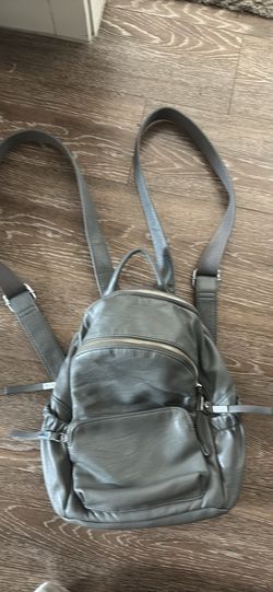 Vaschy faux-leather mini backpack