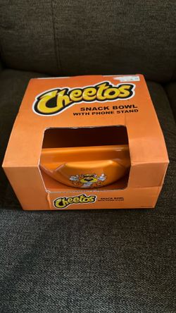 Cheetos snack bowl with phone stand new
