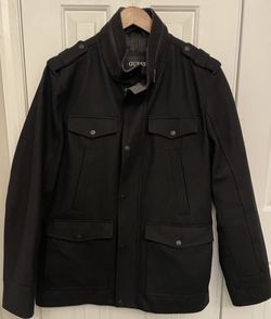 Men’s Black Guess Coat (size XL)