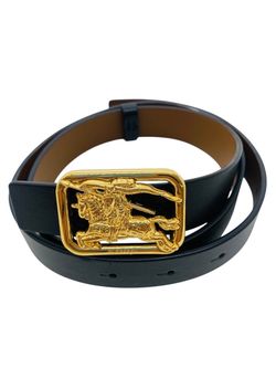 Burberry Leather Rider Belt Size M (36) with Dust Bag & Original Tags - No Box