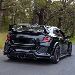 2016-2021 Honda Civic Type-R Style Wing Gloss Black