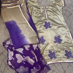 Silk Party Wear Indian Suit