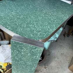 Authentic Mid century Table Mint Green