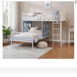 New White Bunkbed - Twin Size