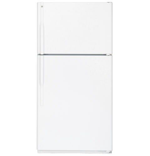GE White Top Freezer and Refrigerator
