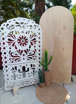 Papel picado wood