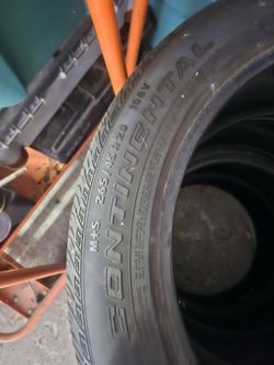 Set of 4 Continental tires 265/45 R20 108V