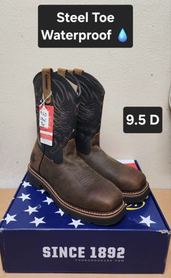 Thorogood Work Boots sz 9.5 D STEEL TOE