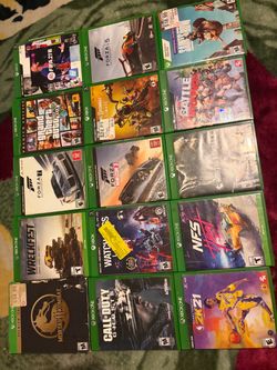 Xbox one with games