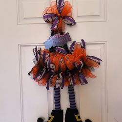 Halloween Witch’s Wreath