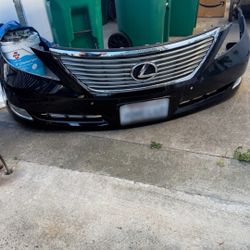 2007-2009 Lexus LS460 Front Bumper Obsidian Black 