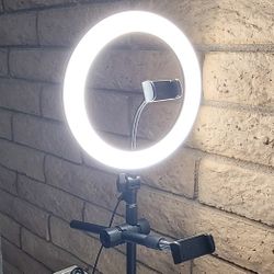 10.5" Ring Light with Stand and Phone Holder - Streaming, TikTok, Pictures