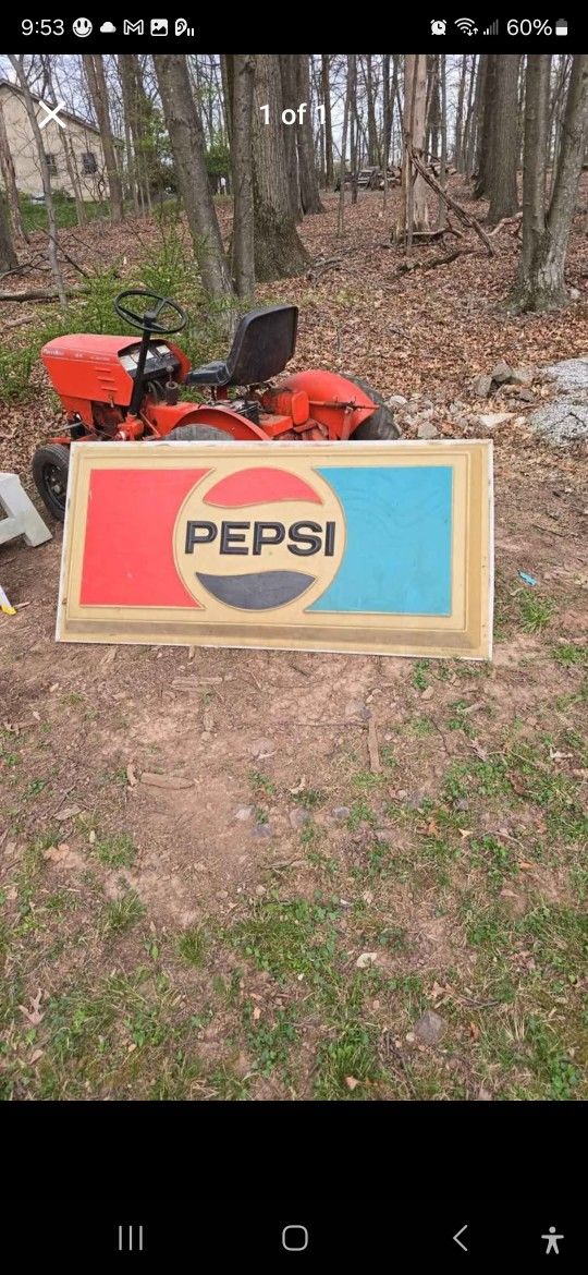 Vintage Pepsi Sign