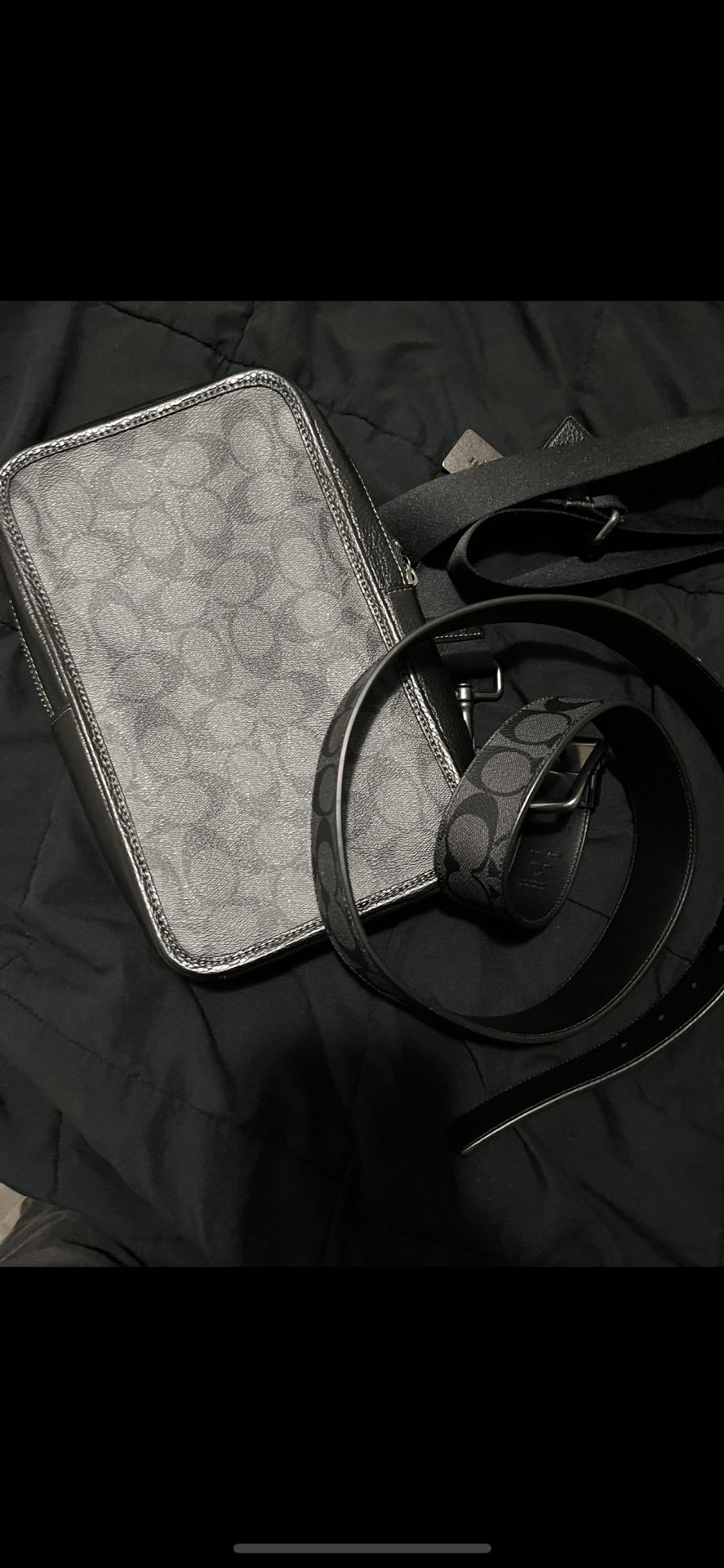 Coach Belt and Bag both Unisex