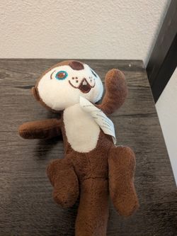 Hunter Amenities Brown and White Cute Otter Plush Stuffed Animal 8"