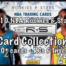 2010 - 2011 NBA Panini Rookies & Stars Card Collections - Rookies, Inserts, Base Cards