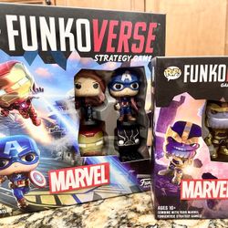 Funkoverse Marvel Strategy Game w/ Thanos Expansion Pack 