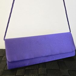 Ingra Pel Vintage Purple Satin Bag