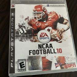 NCAA Football 10 (PS3 Sony PlayStation 3, 2009)